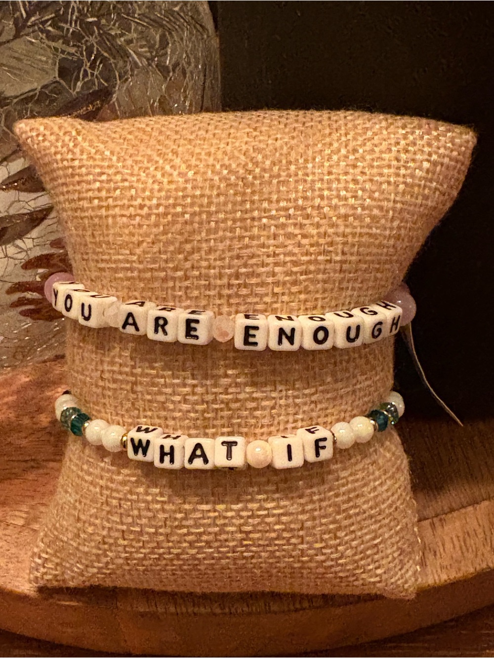 Little words Project beaded Bracelets set Of two